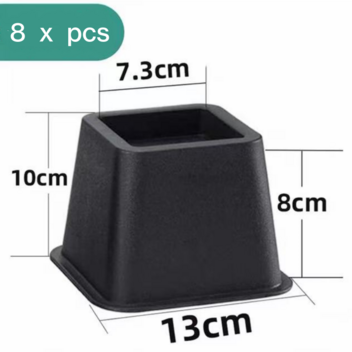 Verhogingsblok set (8 stuks) 8CM voor Head Spa bed