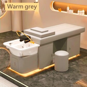 Head Spa bed TOYAMA Excellence compleet &ndash; warm Grey
