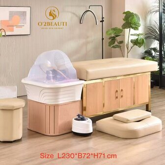 Head Spa bed MACHIYA Premium compleet - Beige
