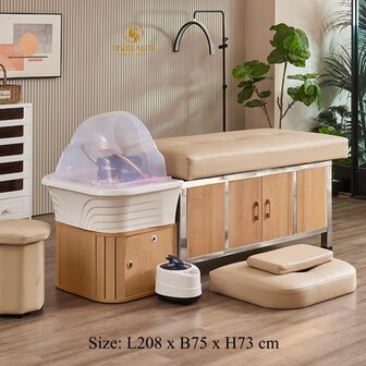 Head Spa bed MACHIYA Premium compleet - Beige