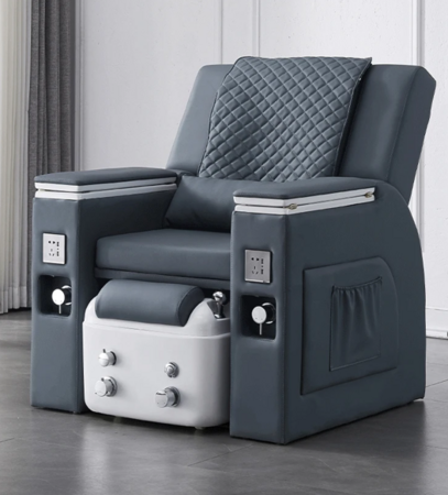 Multifunctional Foot spa & Pedicure sofa Luxglow &ndash; Black