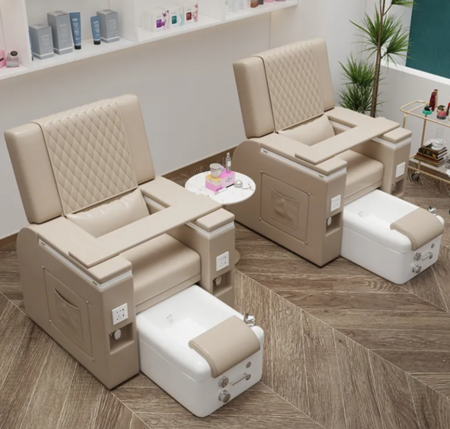 Multifunctional Foot spa & Pedicure sofa Luxglow &ndash; Black