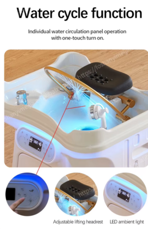 Mobile Head spa sink NIKKO ProLux complete &ndash; White