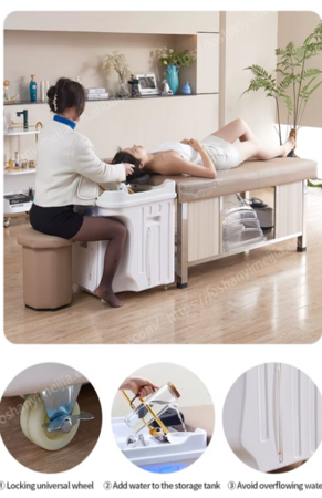 Mobile Head spa sink NIKKO ProLux complete &ndash; White