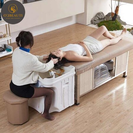 Mobile Head spa sink NIKKO ProLux complete &ndash; White