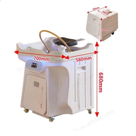 Mobile Head spa sink NIKKO ProLux complete &ndash; White