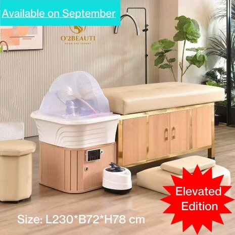 Japanese Head spa bed Toyoka LuxStar XL compleet - beige