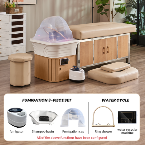 Head Spa bed MACHIYA Premium compleet - Beige
