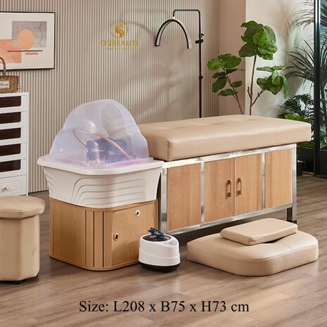 Head Spa bed MACHIYA Premium compleet - Beige