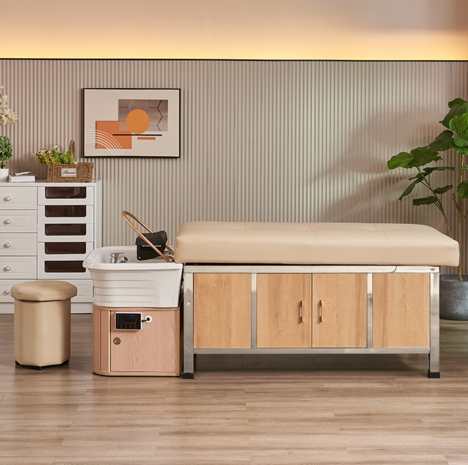 Head spa bed Toyoka LuxStar XL compleet - beige