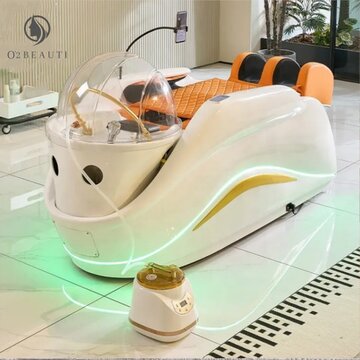 Luxury head Spa & electric massage chair - White