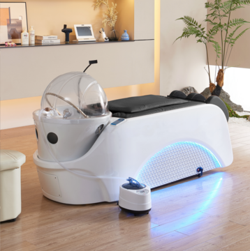 Sillón de masaje eléctrico y spa de lujo ProRelax, color blanco